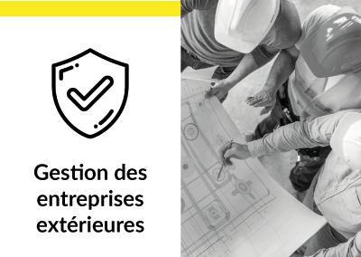 gestion entreprise extérieures formation sécurité santé travail